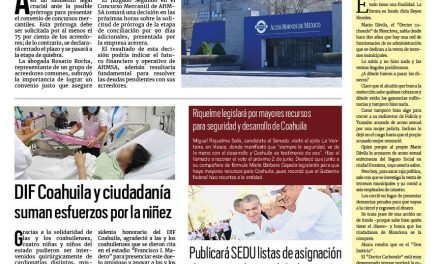 Portada RCG Centro [5 de mayo de 2024] Suspenso en AHMSA ante posible prórroga; Alerta por alza de embarazos adolescentes en la región y más…