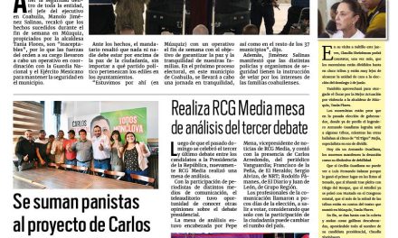 Portada RCG Centro [21 de mayo de 2024] ‘Es inaceptable que la autoridad municipal incite a la violencia’; Coahuila y Frontera no se detienen: Manolo Jiménez y más…