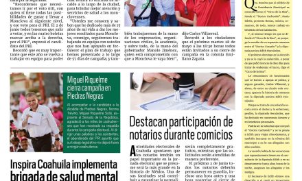 Portada RCG Centro [27 de mayo de 2024] Recibe Carlos Villarreal confianza ciudadana; crecen atenciones de Bomberos  y más…