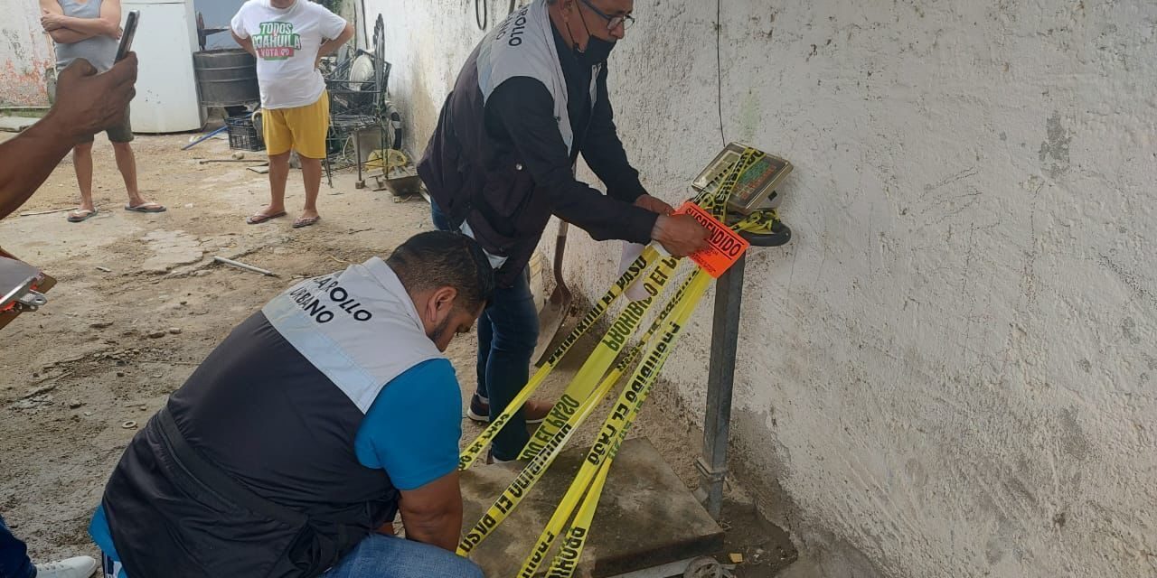 Clausuran negocio de compra de materiales robados en Acuña