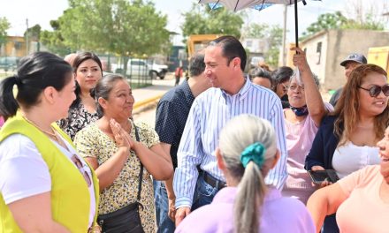 Supervisan vecinos y Municipio avance de obras en Acuña