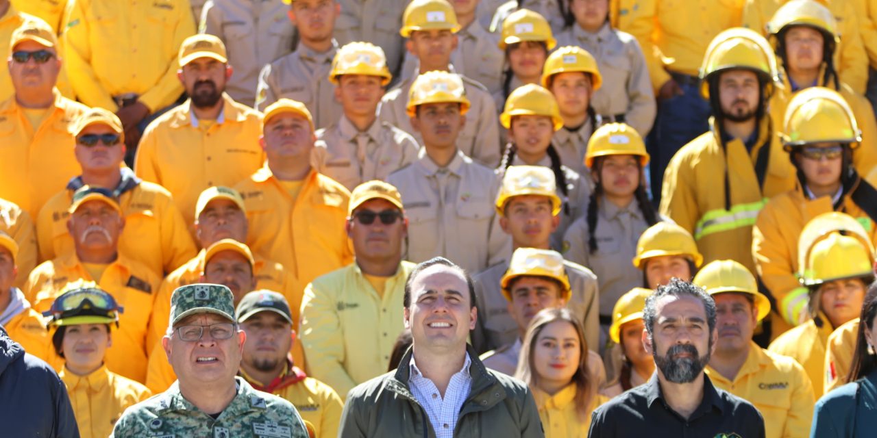 Coahuila combate en equipo los incendios forestales