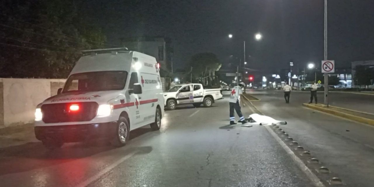 Saltillo: Motociclista derrapa y deja la vida en el asfalto