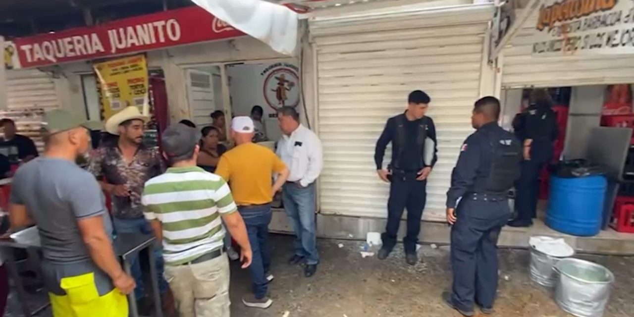 Riña en taquería en zona centro de Saltillo