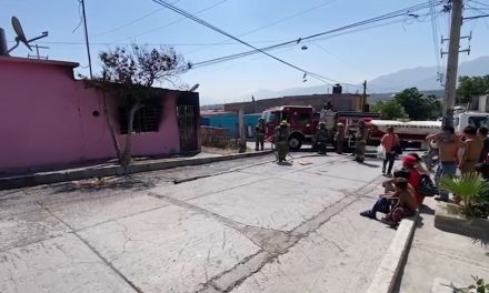 Se incendia domicilio en la colonia La Minita presuntamente por corto circuito