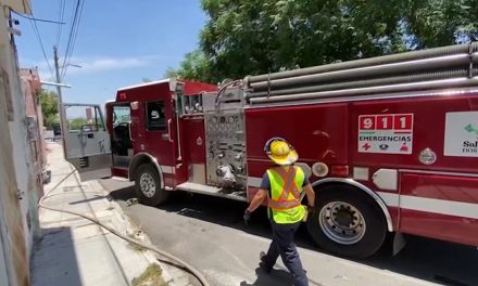 Se incendia domicilio en colonia Federico Berrueto Ramón