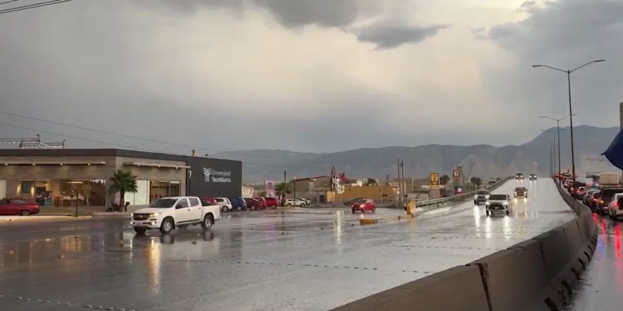 Se pronostican lluvias muy fuertes y rachas de viento en las próximas horas en Coahuila