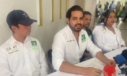 Se quita el Partido Verde a tres alacranes de la espalda; afirma Alejandro Martínez
