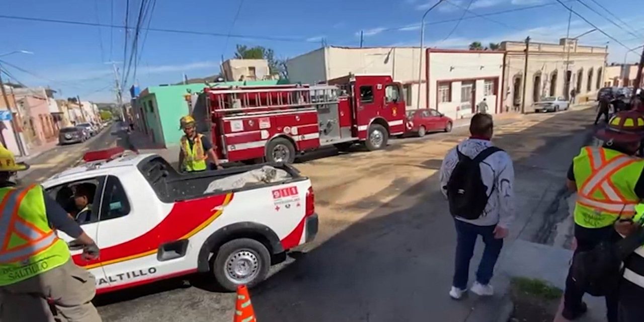 Sujetos roban cobre y derraman aceite en el centro de Saltillo