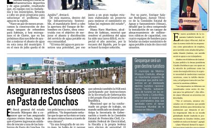 Portada RCG Carbonífera [29 de junio de 2024] Trabaja Manolo Jiménez por abasto de agua en la Carbonífera; confirman rescate del primer cuerpo en Pasta de Conchos y más…