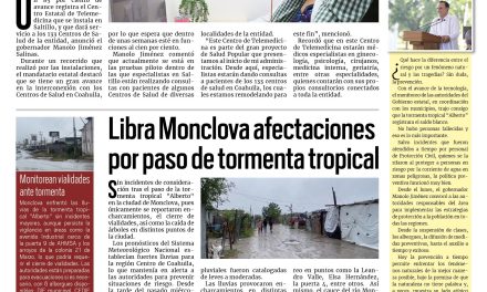 Portada RCG Centro [21 de junio de 2024] Inicia plan piloto del Centro Estatal de Telemedicina; incrementa riesgo de dengue tras tormenta tropical y más…