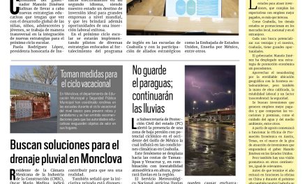 Portada RCG Centro [24 de junio de 2024] Inspira Coahuila fomenta la enseñanza del inglés; le bajan lo galán a golpes en Monclova y más…