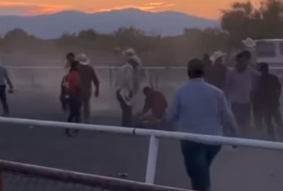 Carrera de caballos termina en violencia en San Buenaventura