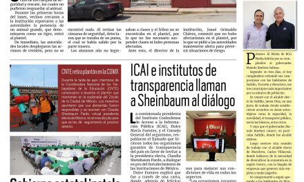 Portada RCG Centro [12 de junio de 2024] Entra puma a la secundaria 76 de Monclova; Vinculan a proceso a presunto homicida de luchador y más…