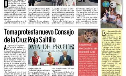 Portada RCG Centro [13 de junio de 2024] Disuelven bloqueo carretero de trabajadores de AHMSA; continuará el tandeo de agua en Monclova y más…