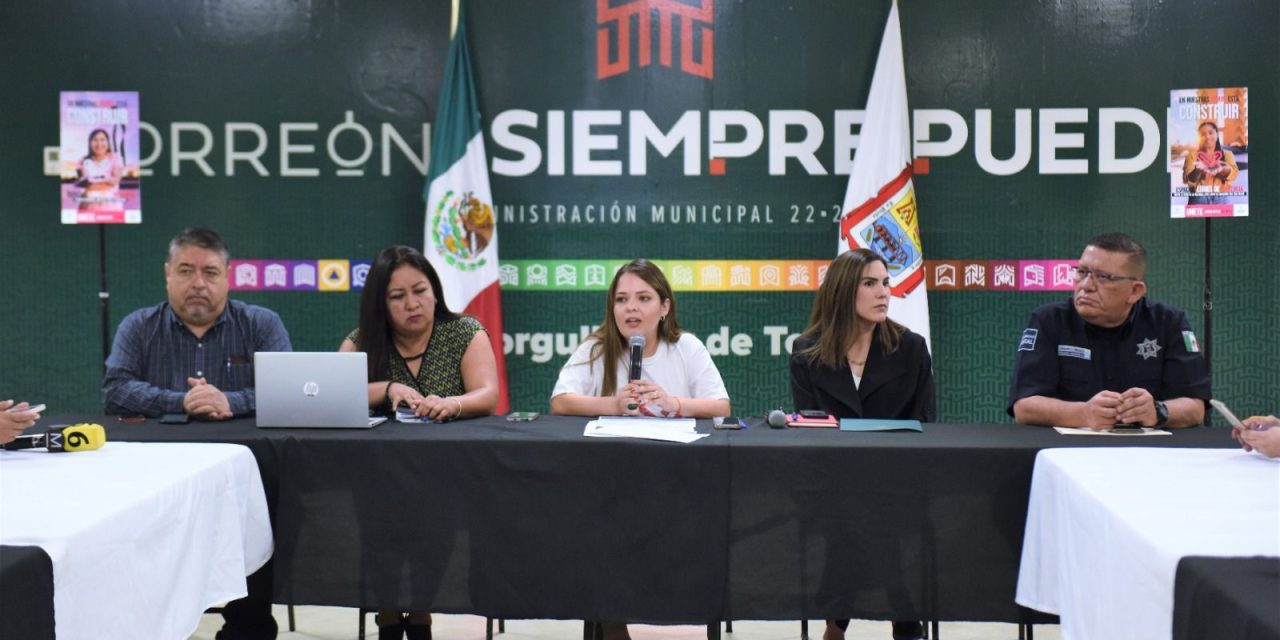Anuncian programa ‘Mujeres Seguras en Torreón’