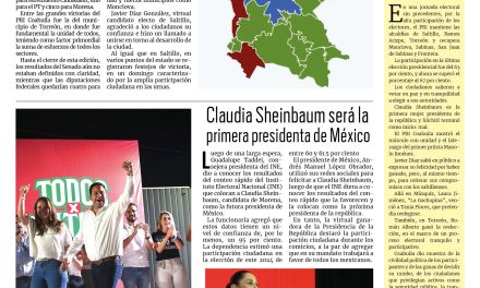 Portada RCG Media [3 de junio de 2024] Gana PRI Coahuila 30 alcaldías; Javier Díaz gana la contienda por la Alcaldía de Saltillo y más…