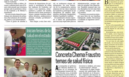 Portada RCG Media [7 de junio de 2024] Inaugura Manolo Jiménez la Olimpiada Estatal del Deporte 2024; Javier Díaz recibe constancia de mayoría y más…