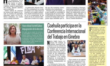 Portada RCG Media [14 de junio de 2024] Visita de AMLO y de Claudia Sheinbaum; todo listo para la Fiesta Internacional de las Artes 447 y más…