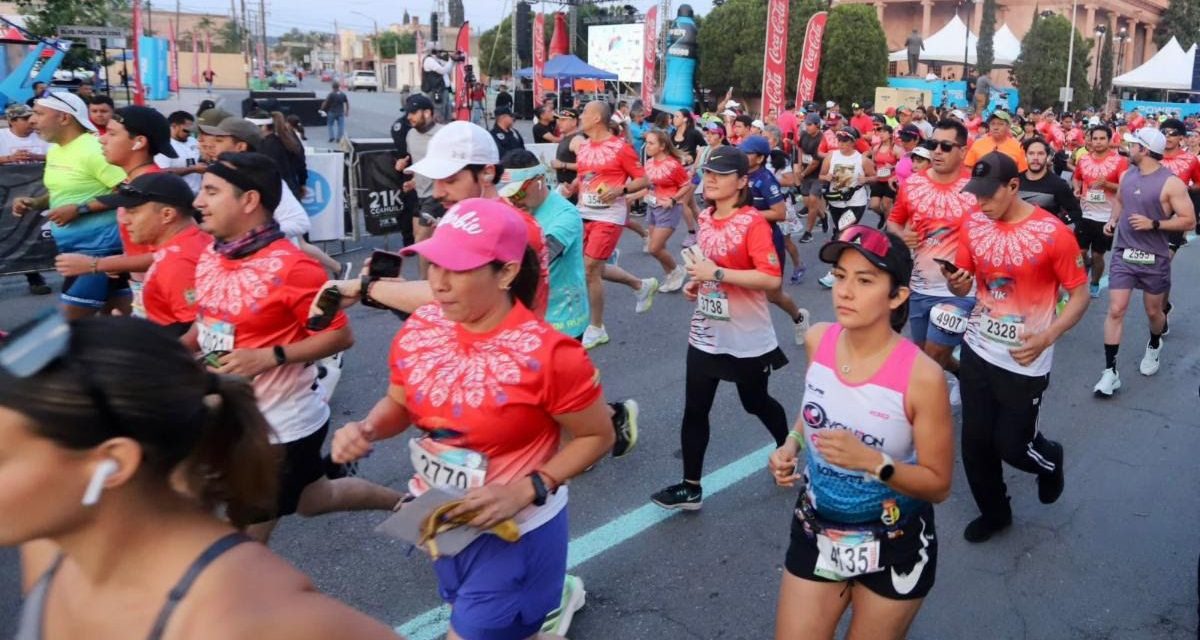 Todo un éxito la 21K Coahuila 2024