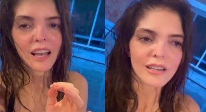 Ana Bárbara ‘la vio cerca’… casi se ahoga en el mar de Cancún
