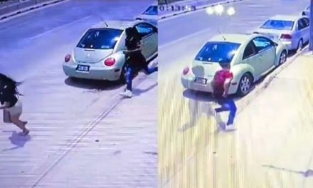 Video: Atacan a balazos a una pareja en calles de San Pedro Garza García