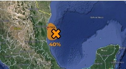 Se mantiene la alerta… ‘Beryl’ alcanza un 40 por ciento de su potencial y está en el Golfo de México