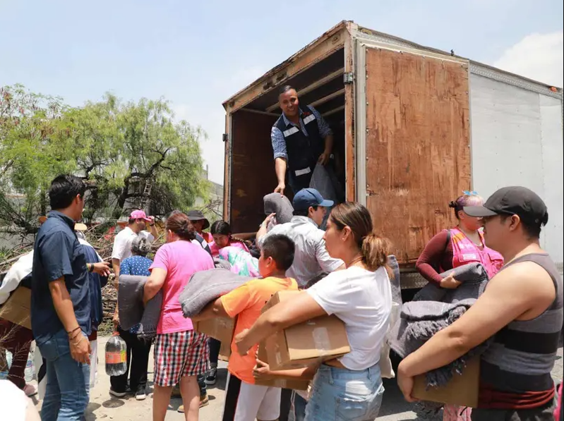 Reparte Nuevo León 55 toneladas de alimentos para 72 mil afectados por ‘Alberto’