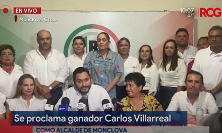 En Monclova, Carlos Villarreal se proclama vencedor