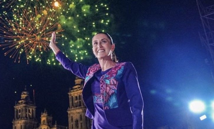 Claudia Sheinbaum celebra la confirmación del INE de su triunfo