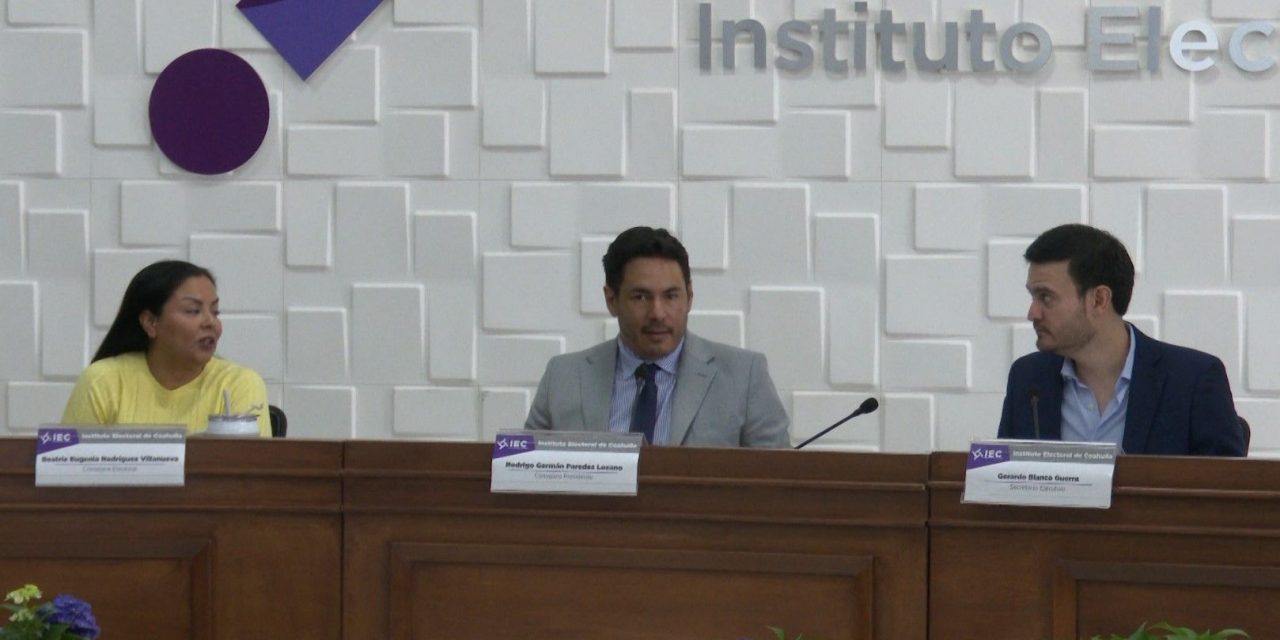 Concluye la captura del PREP en el IEC