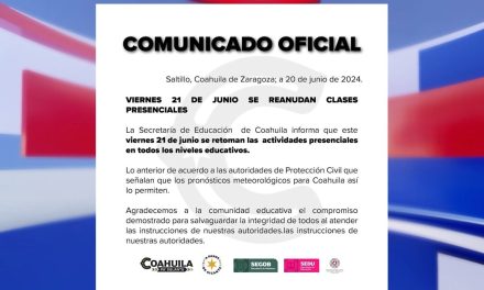 Este viernes sí habrá clases  en Coahuila
