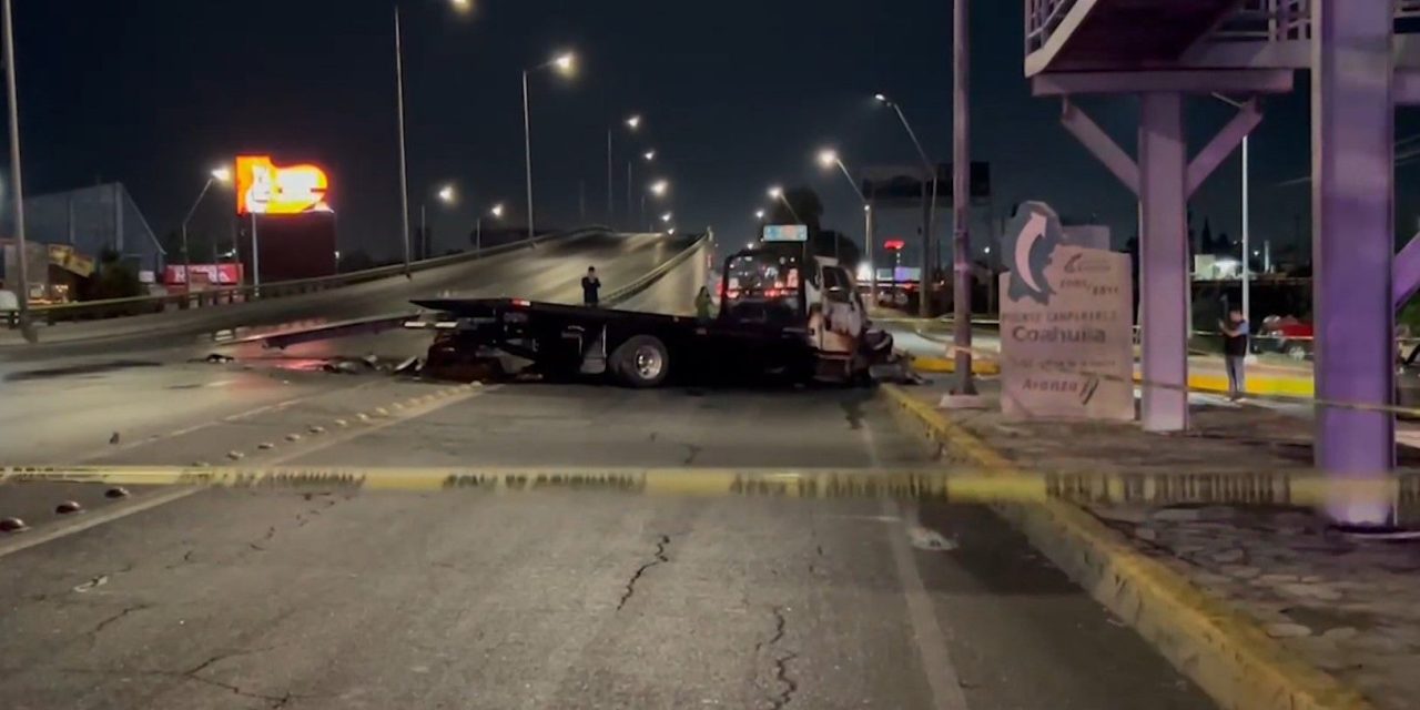 Exceso de velocidad lo lleva a la muerte a hombre en Saltillo