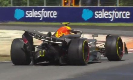 Checo Pérez abandona el GP de Canadá tras accidente