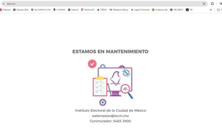 Se cae la página del IECM de la CDMX