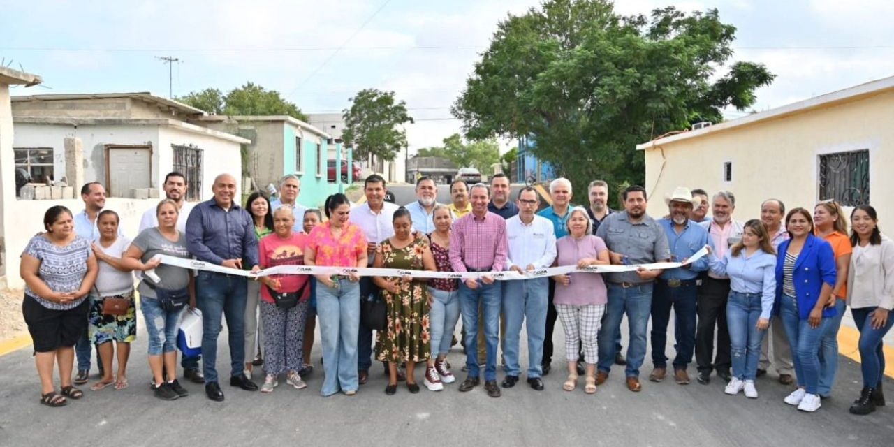 Entrega Gobierno de Acuña obra de pavimentación en el sector de El Pocito