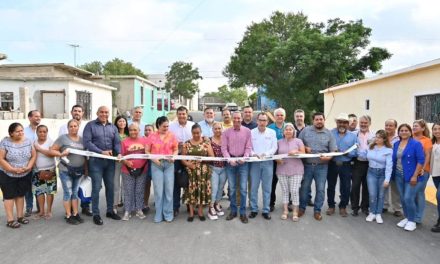 Entrega Gobierno de Acuña obra de pavimentación en el sector de El Pocito