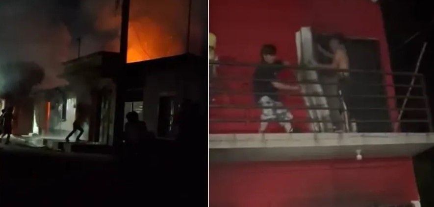 Hombres encapuchados queman casas en La Concordia, Chiapas