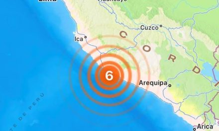 Perú registra un sismo de 6.3 grados