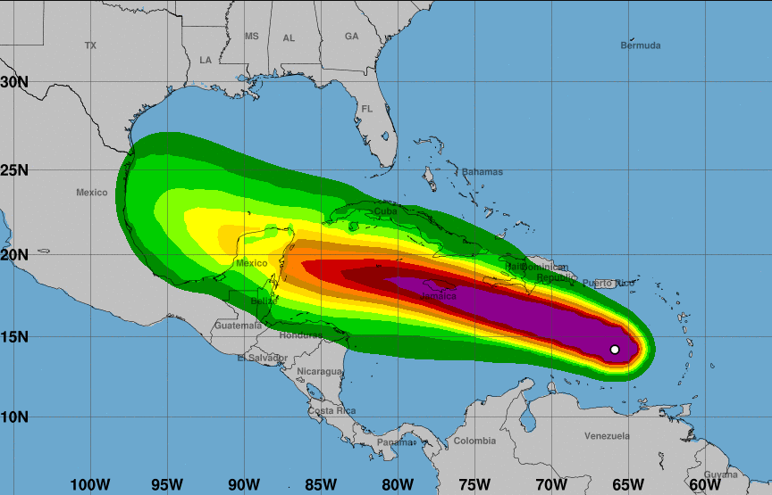 Se espera que el huracán ‘Beryl’ impacte dos ocasiones en México