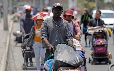 La región Centro registra menor afluencia de migrantes