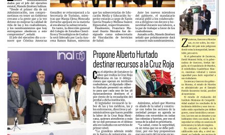Portada RCG Centro [10 de julio de 2024] Anuncia Manolo Jiménez nuevos nombramientos de su gabinete; preocupa situación de Ferromex a trabajadores y más…