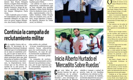 Portada RCG Centro [29 de julio de 2024] Ana Paula Flores y Ángela Ruiz hacen brillar a Coahuila en París 2024; dará inicio la Semana Juvenil en Monclova y más…