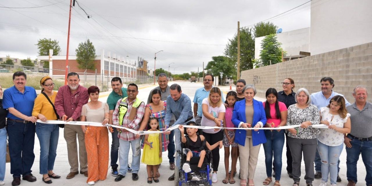 Compromiso cumplido, entregan obra de pavimentación en Acuña