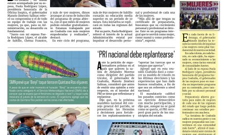 Portada RCG Media [02 de julio de 2024] La fortaleza de Coahuila radica en las mujeres: Manolo Jiménez; Ayuntamiento de Saltillo entrega fertilizantes a productores y más…