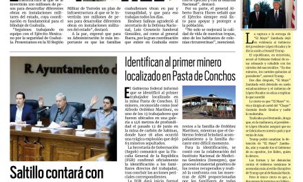 Portada RCG Media [27 de julio de 2024] Invertimos para fortalecer la infraestructura militar: Manolo; delegación de Austin destaca logros de Saltillo y más…