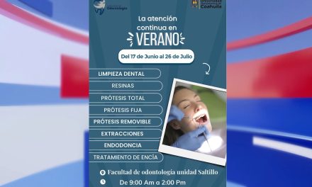 Abiertas las clínicas de atención dental en vacaciones en la Facultad de Odontología de la UAdeC