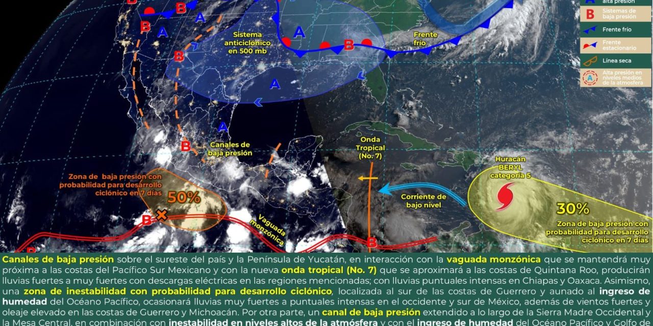 Coahuila espera lluvias aisladas y fuertes vientos para hoy