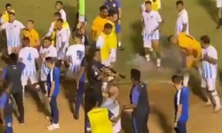 Video: Policía le dispara a un portero brasileño al finalizar un partido