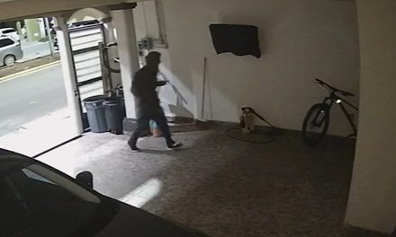 Cámaras de seguridad captan robo de bicicleta en Saltillo
